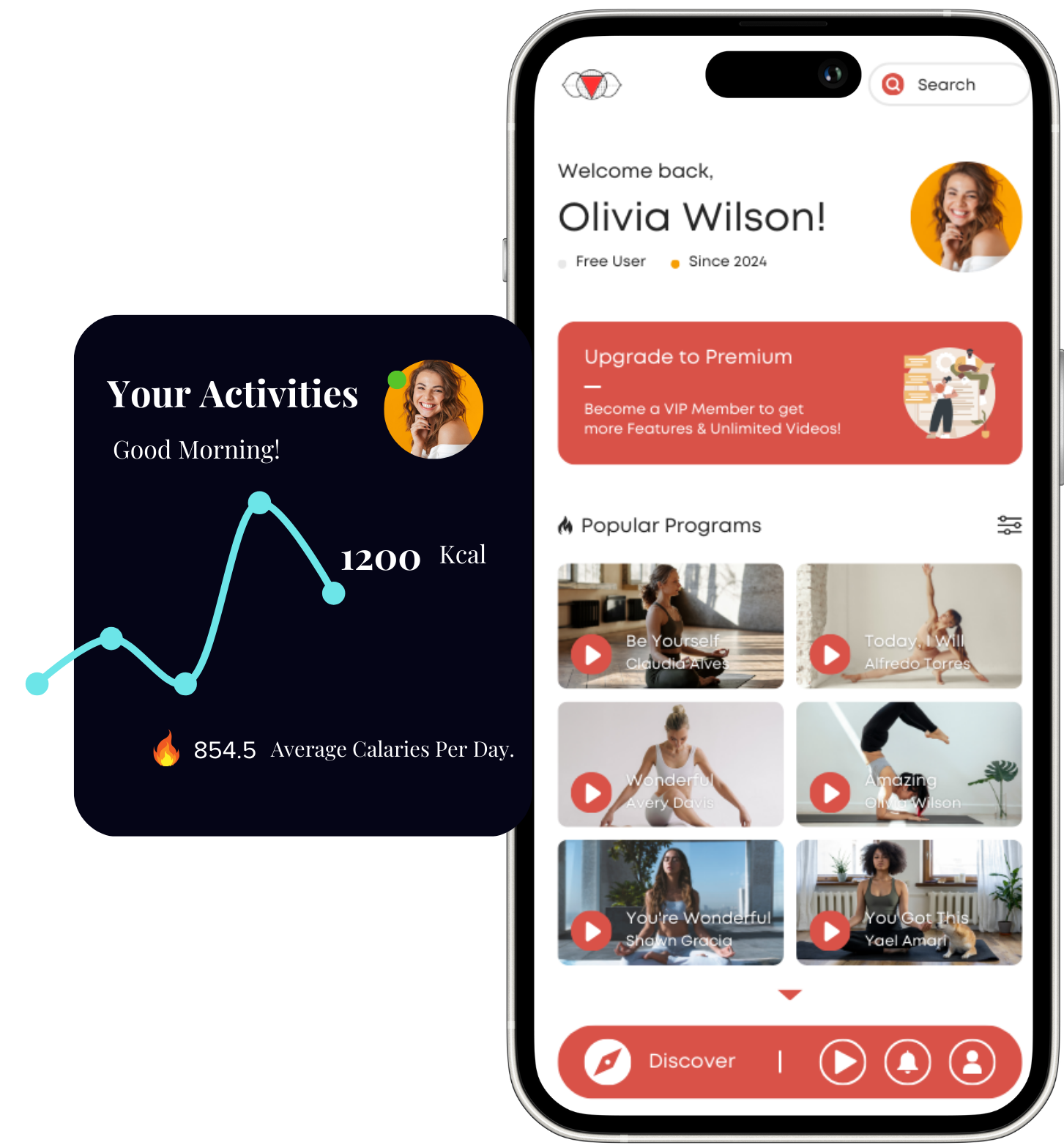 WiseMat App-Video programs activities